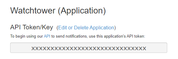 Screenshot 3: Pushover dashboard